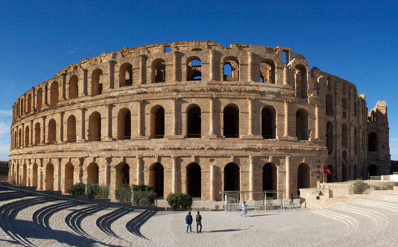 Roman amphitheatre at El Djem © Henry Patton - Flickr Creative Commons