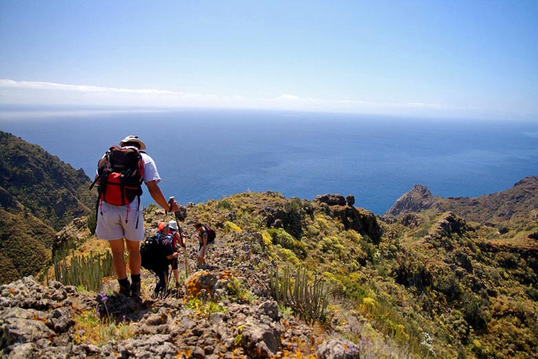 The weather in Tenerife in April is great for walking The weather in Tenerife in April is great for walking